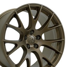 20 Inch Staggered Bronze 2528 Wheels Set Fit Dodge Charger Challenger Hellcat