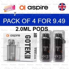 Aspire GOTEK X Replacement Pod 0.8Ohm - 2ML  | Replacement Pod | Pack Of 4 Pcs |