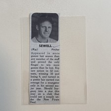 Rip Sewell Pittsburgh Pirates 1940 Annual Baseball Picture