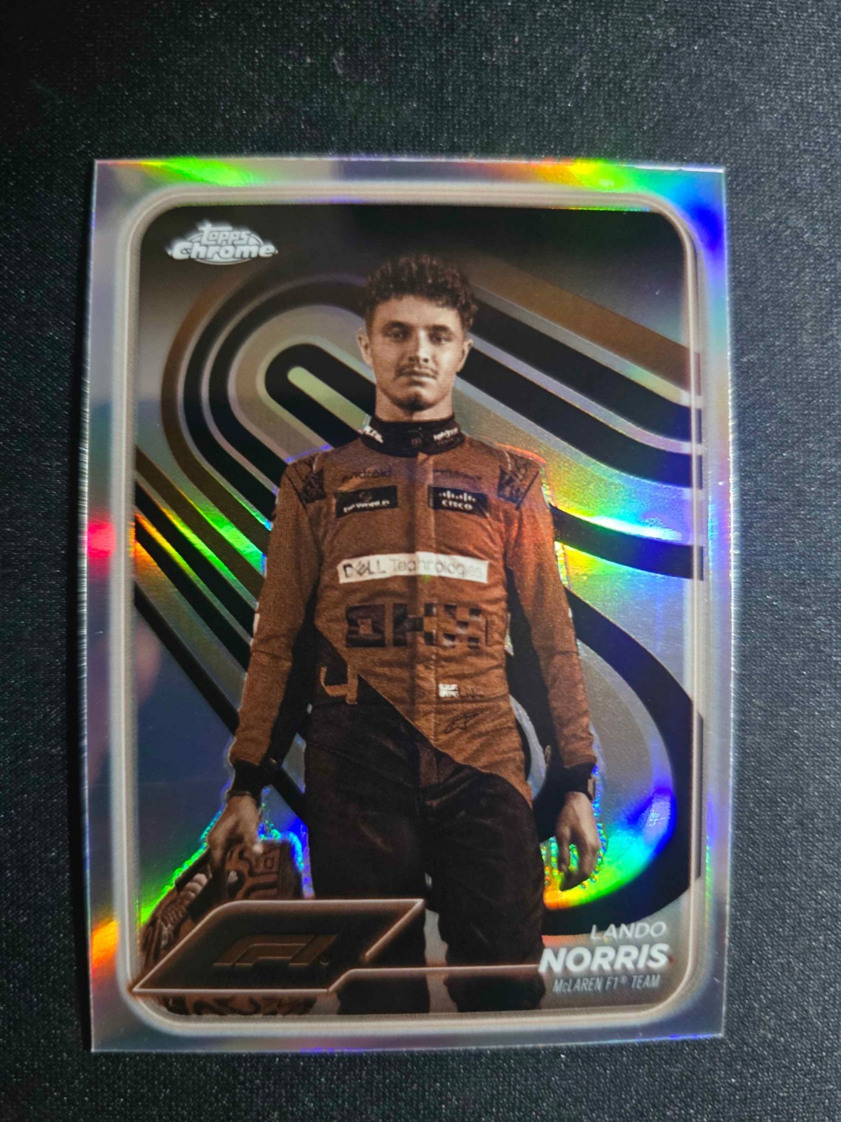 2024 Topps Chrome Formula 1 - F1 Drivers Lando Norris #7 Sepia Refractor