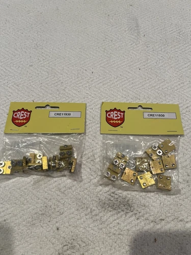(2) Aristo Craft 11930 G Scale Brass Track Rail Clamp (Pack Of 10)