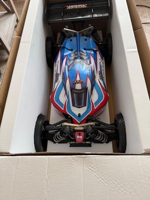 ARRMA 1/8 TYPHON 6S TLR TUNED 4X4 RTR BRUSHLESS BUGGY, RED/BLUE
