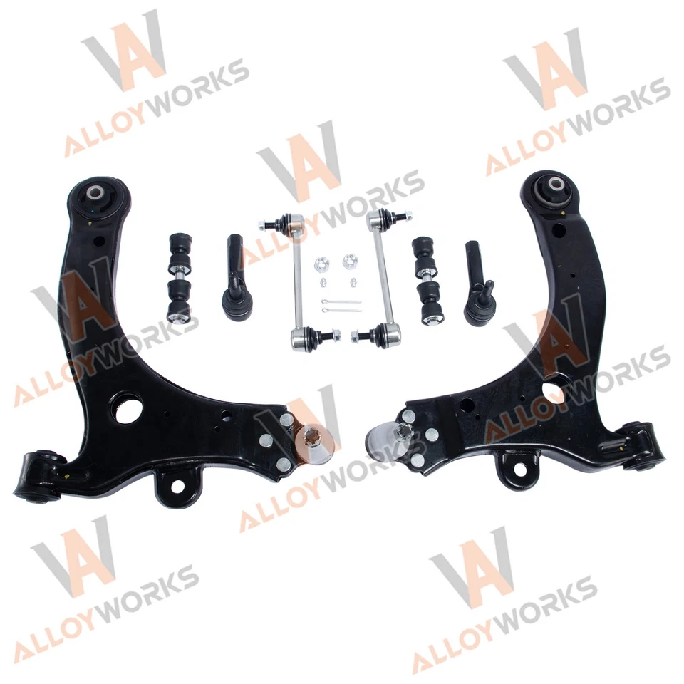 Brazos de control delanteros/inferiores Tierod barra estabilizadora aptos para Chevy Impala Buick Lacrosse Century Foto 2 de 4