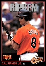 Cal Ripken, Jr. 1993 Triple Play #3 Orioles MLB READ FREE SHIPPING AutographDen