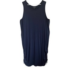 Lane Bryant Navy Blue maxi Sleeveless Dress; size 18/20