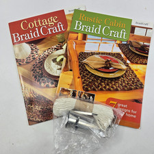 Kit Treccia Tappeto Cottage Cabina Treccia Modelli Artigianali, 3 Coni Morsetto Allacciatura