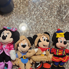 4 Disney Mickey Mouse Friends Plush Lot Mickey Minnie