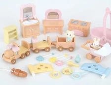 Sylvanian Primrose Park & Windmill Spares Baby Train Furniture Calico Critters