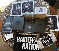 Las Vegas Raiders 4 Season Ticket Holder Gift Boxes (No Ticket Books) + Extra 🔥