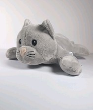 Melissa And Doug Kitty Cat Gray Plush Stuffed Animal Embroidered Eyes 8"