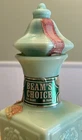 Rare Vtg 1972 Beams Choice Whiskey Jadeite Green Milk Glass Decanter Barware