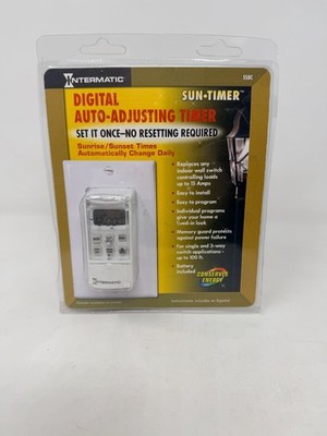 Intermatic SS8C Digital Auto Adjusting Sun Timer Programmable New Sealed