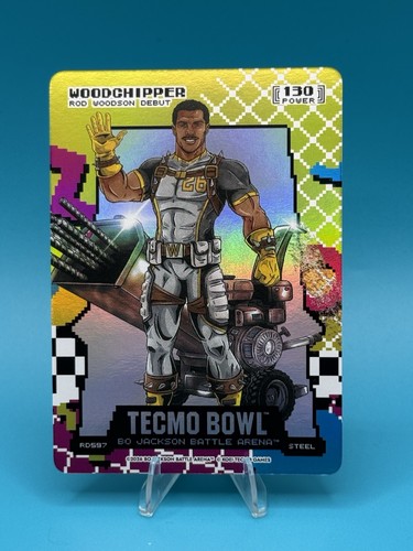 2026 Bo Jackson Battle Arena Tecmo Bowl Woodchipper 80’S RAD SP 🔥 FIRE Woodson