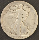 1921  VG  Walking Liberty Half Dollar, 90% Silver, SCARCE!