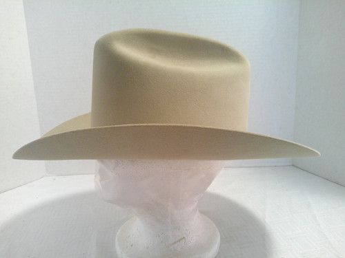 Stetson "Pony Express" Western, Cowboy Hat, 3X, 7-1/8 - 7-1/4 Tan, Read