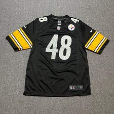 Nike Pittsburgh Steelers Bud Dupree 48 Jersey Large Black NFL Football Fan Gear