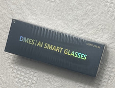 DMES AI Smart Glasses Bluetooth 5.4 Translation Music Touch Type-C Sealed