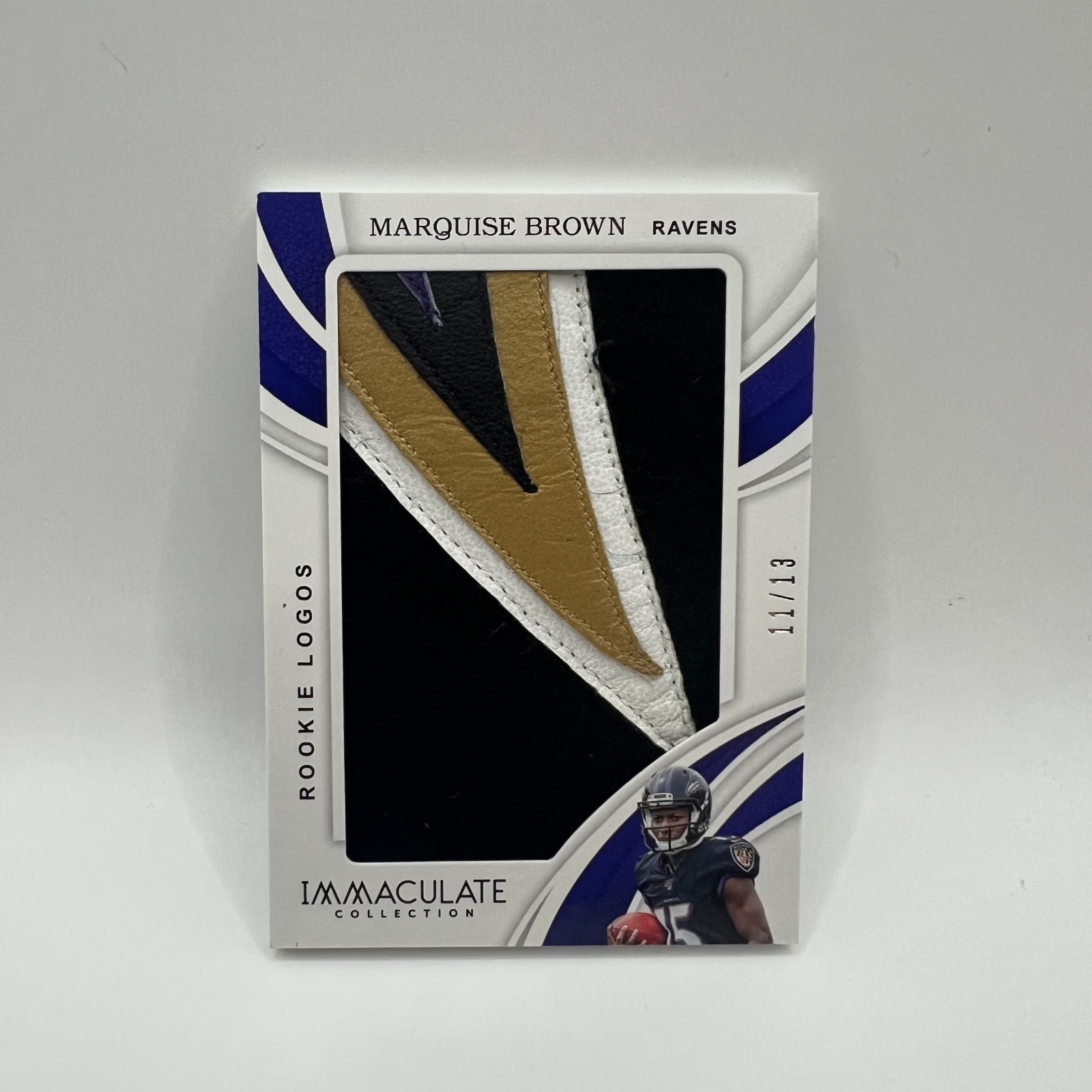 2019 Panini Immaculate Rookie Logos Marquise Brown #12 /13