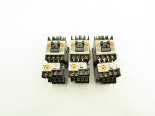Fuji Electric SC-0 Contactor TK-0N Overload Relay 120V Coil Lot of 3