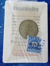 Antique Playing Cards United States Playing Card Co MINT Sealed dated 1926