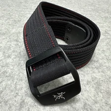 Arc'teryx Conveyor Heavy Duty Webbing Black Belt Mens Medium 44" x 1.5" Outdoors