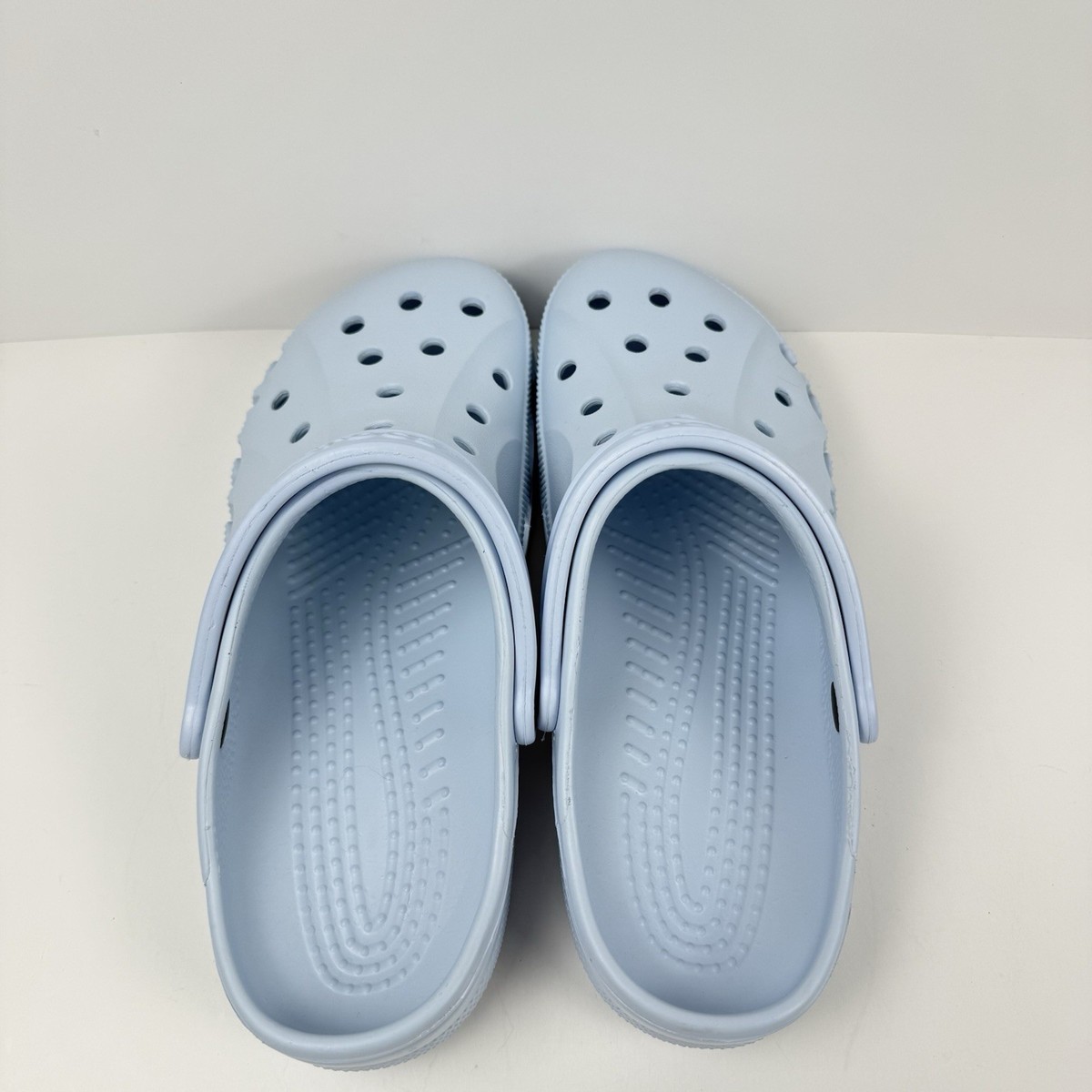 Crocs Baya Logo Clogs Blue Slip On Shoes Waterproof Sandals Mens 12 GUC Amazon.com | Crocs Unisex Kid main image 4