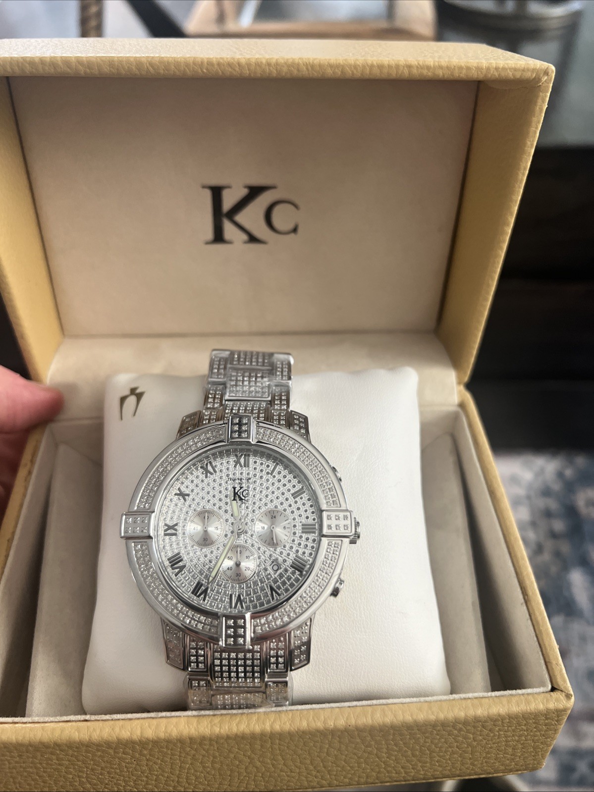 🔥 Techno Com by KC REAL Diamond Watch – NEW w/ Tags – Iced Out Heavyweight 🔥