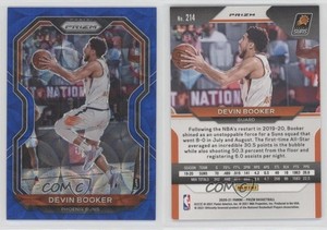 2020-21 Panini Prizm Choice Blue Prizm /49 Devin Booker #214