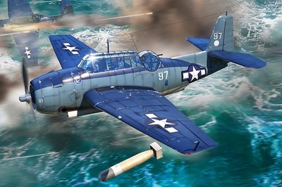 HobbyBoss 87275 Grumman TBF-1C Avenger 1/72 Scale Plastic Model Kit