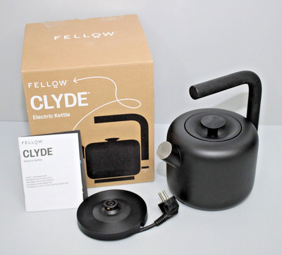 Fellow E-Clyde Elektrischer Wasserkocher   Schwarz, 1.5L NEU