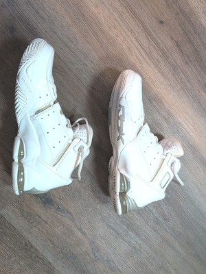 Old School Reebok Shoes RB 607 PYE 4-168549 Basketball 11 White Silver Vtg Rare Old School Reebok Shoes RB 607 PYE 4-168549 Basketball 11  main image 4
