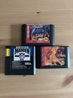 Lot of 3 Sega Genesis Games Loose Carts Aladdin, Madden ‘94, Lion King