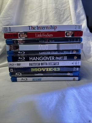 Blu-ray Movies 10 Total hangover Goodfellas, little Flockers internship