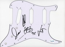 98 DEGREES SIGNED AUTOGRAPH STRAT GUITAR PICKGUARD ACOA ELECTRIC FULL BAND