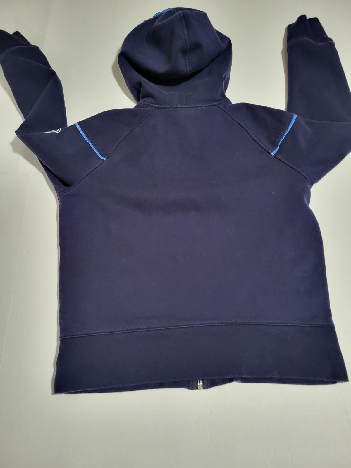 (#12)Tennessee Titans Reebok NFL Team Apparel Women's Large Full Zip Blue Hoodie thumbnail 8