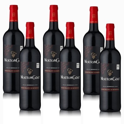 Baron Philippe de Rothschild Mouton Cadet, trocken, Weinpaket (6x0,75l)