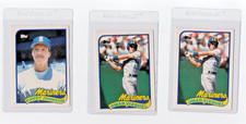 1989 Topps Traded Randy Johnson (1 card) and Omar Vizquel (2 cards)  Rookies