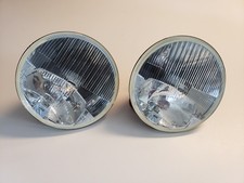 2 Marchal Ampilux New Old Stock 7 Lhd Headlights In Boxes With Instructions