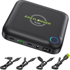Banco de alimentación para computadora portátil EASYLLONGER EL240 CPAP batería de respaldo 24000 Mah 12 V 24 V CPAP