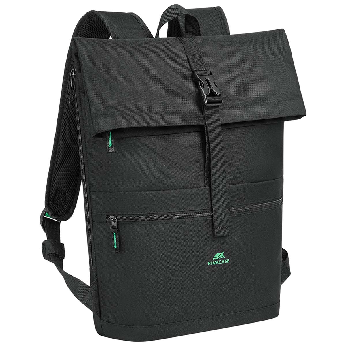 Sac à dos PC 15.6 Rivacase noir imperméable 15L 3 compartiments ordinateur