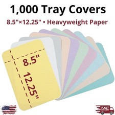 1000pcs Paper Tray Covers 8.5x12.25 Heavyweight Disposable Size B Dental Tattoo