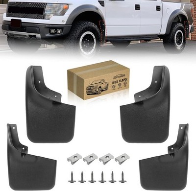 4 Pack Truck Mud Flaps for Ford F150 2004-2014 Front & Rear Splash Guards