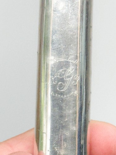 Vintage Gemeinhardt Model M2 Flute #A24956 Elkhart Ind. + Hard Case 1970s - Picture 7 of 24