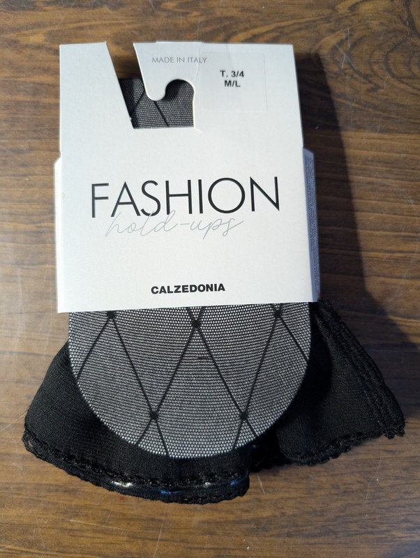 Calzedonia Thigh High Hold-ups Fashion Stockings - Diamonds and dots