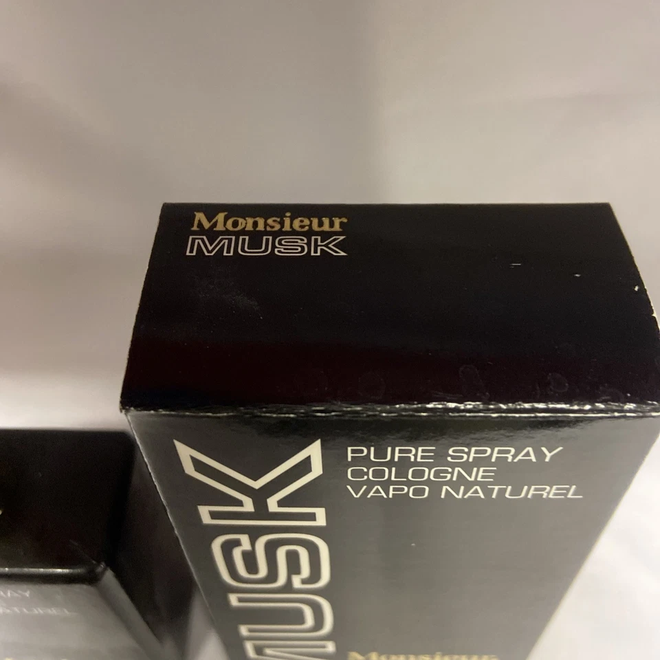 Musk Monsieur Pure Cologne Spray 2.0 fl oz for Men New in Box - Image 2 of 4