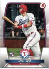2023 Bowman Josh Jung Rookie Card #43 RC Texas Rangers Basebal. rookie card picture