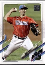 Cody Poteet 2021 Topps Update Miami Marlins Rookie #US108