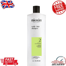 Nioxin System 2 Scalp + Hair Shampoo 1000ml Natural Hair Advanced Thinning Care