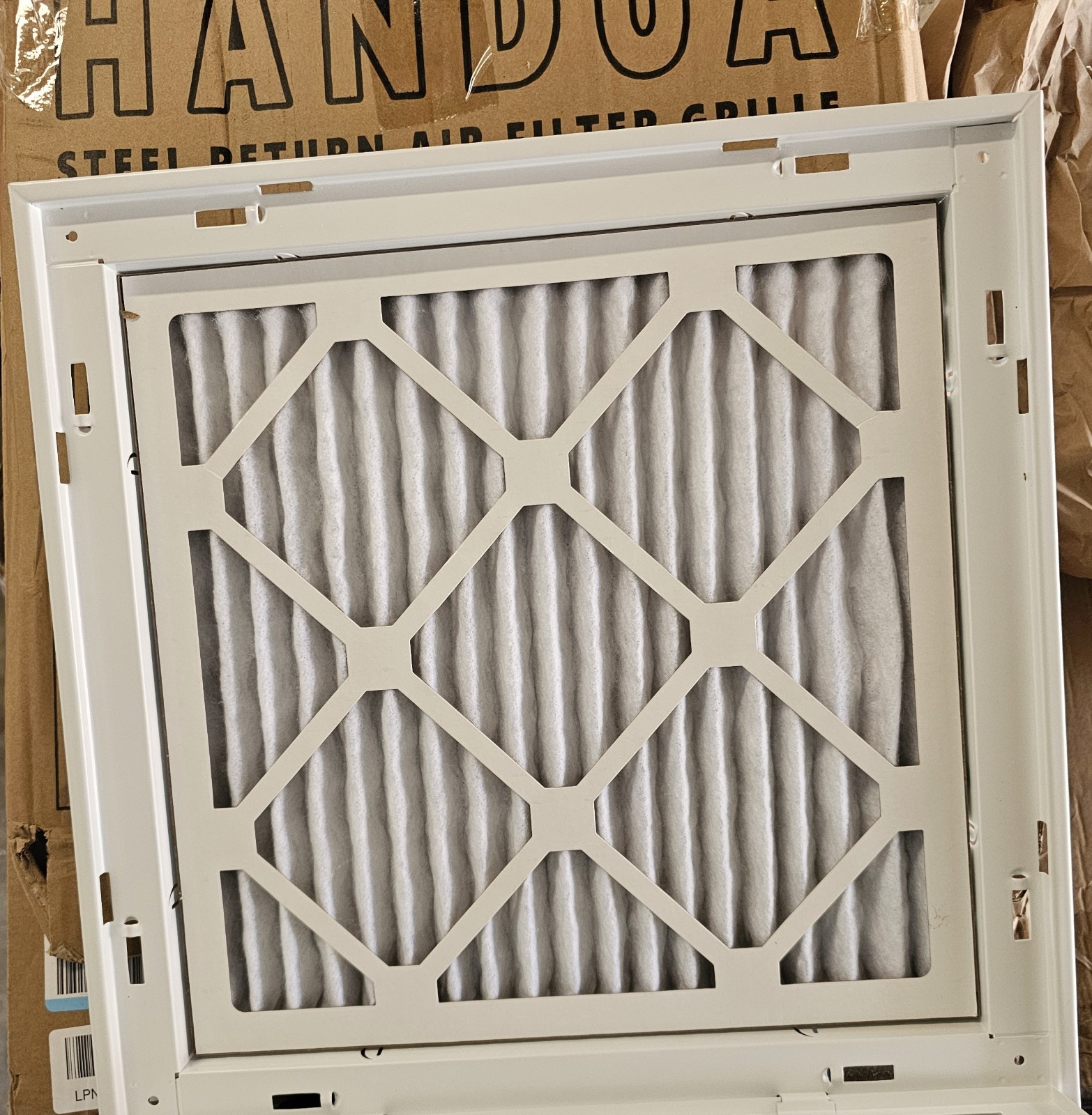 Fits 14x14 Duct Opening | Filter Included Steel Return Air Filter Grille by...
