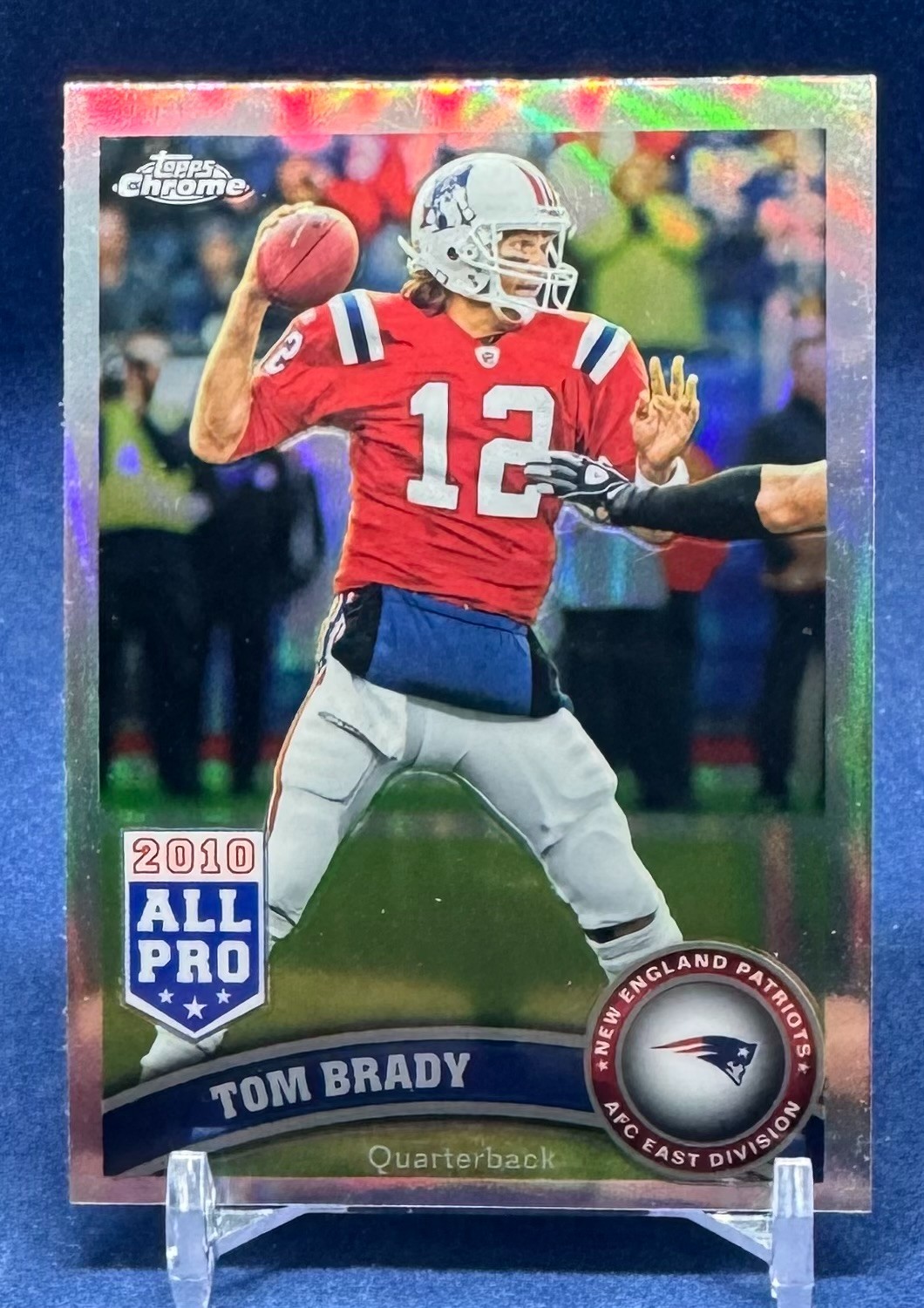 Tom Brady 2011 Topps Chrome 2010 All Pro Refractor #20 New England Patriots